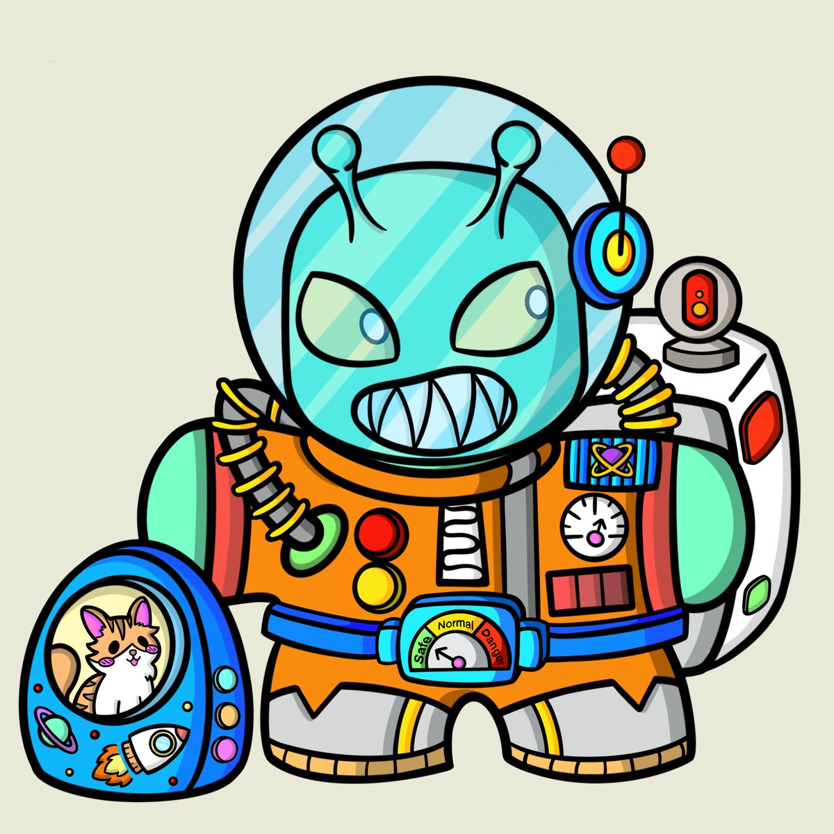Hello, my name is Design, I'm 9 years old. my new monster space adventure with my favorite cat ,It's adventure time, friends.🥰🥰

crypto.com/nft/collection…

#Nfts #NFTCommmunity #nftcollector #Cryptoart #Crypto #NFTKids #DigitalArtist  #DigitalArtist #NFTThaicommunity