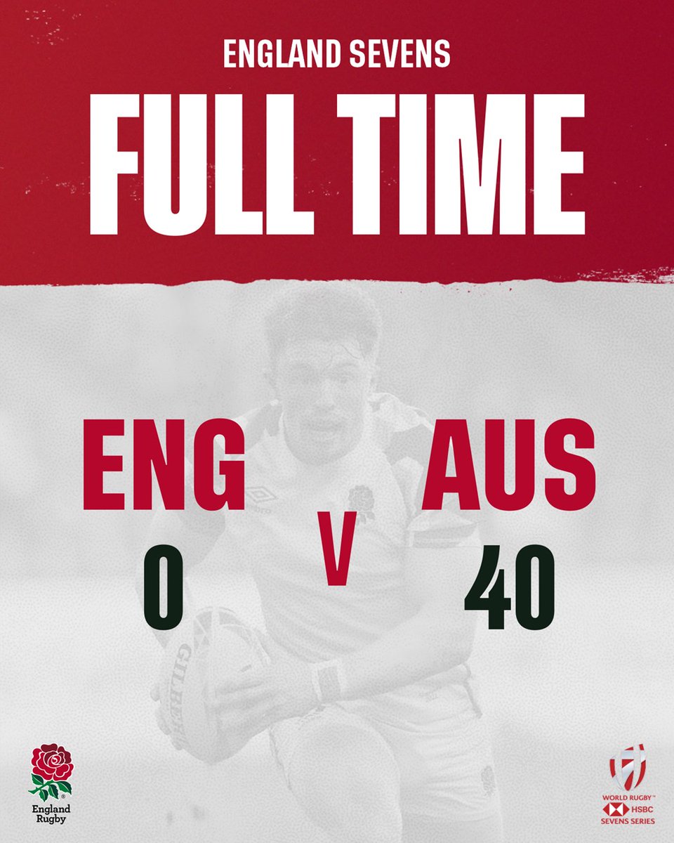 It’s defeat for England against Australia at the #Singapore7s