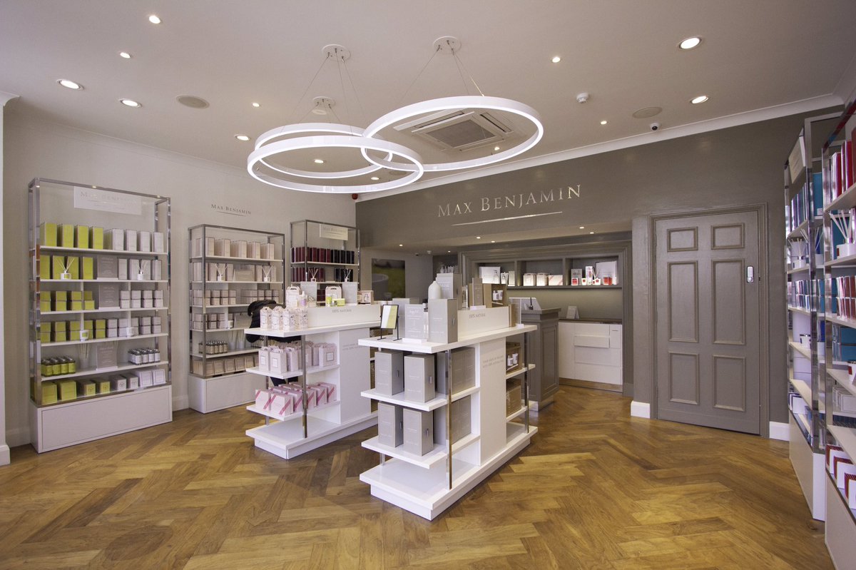 KildareVillage's tweet image. Max Benjamin is NOW OPEN!
We were delighted to welcome the Max Benjamin team to the Village this week for the grand opening of their pop-up. Visit the brand-new boutique and discover beautiful fragrances handmade in Ireland.

#NewOpening #NewArrivals #MaxBenjamin