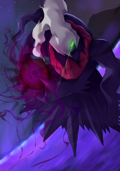 ダークライのtwitterイラスト作品