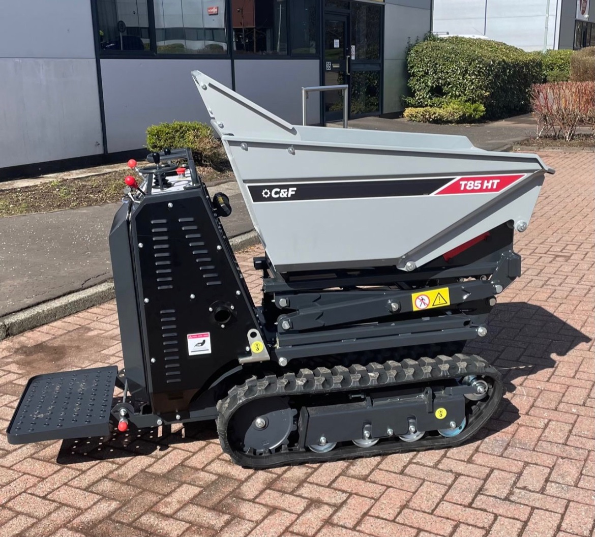 cfminidumper's tweet photo. LCF Glasgow take special addition T85 high tip dumper….black panels &amp; this livery have proven to be popular in the past @cf_equipments https://t.co/h5xP0AN3wH