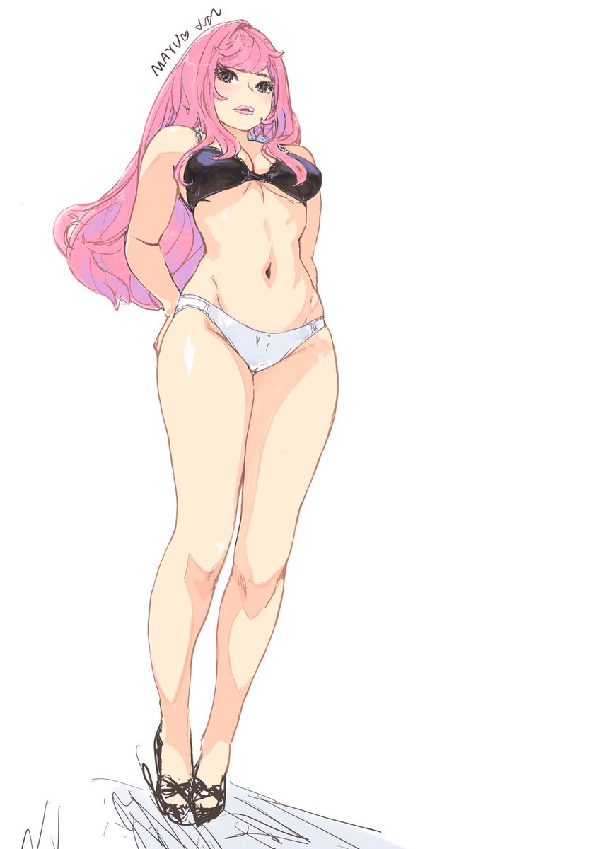 真悠さんスーパースタンディングビキニスケッチちょっと塗ってみた版。
#快感チェンジ 