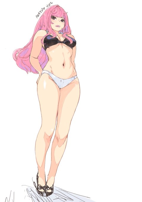 真悠さんスーパースタンディングビキニスケッチちょっと塗ってみた版。
#快感チェンジ 