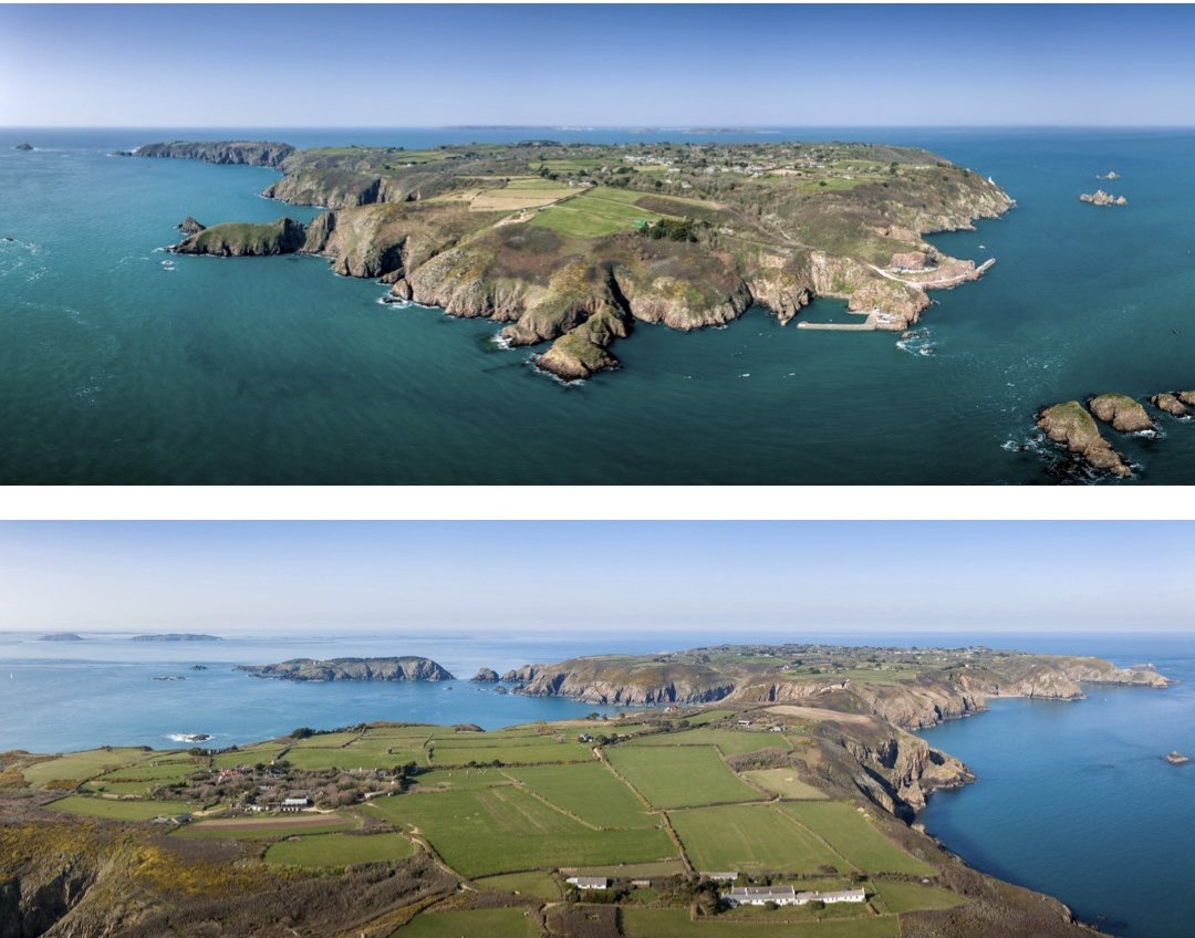 Couple of panoramic views of the beautiful car free @Sark_Island captured during my recent filming visit for ‘Springside on the Farm’
.
📸 @DJIGlobal #djimavic3cine 
.
@SarkHotel @Brand_Sark @sark @VisitGuernsey @DroneHour 
@NatGeoTravelUK