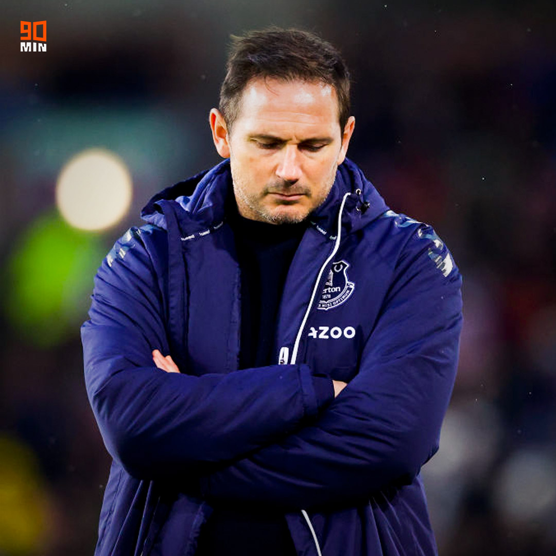 90min on Twitter "After a tough week for Everton, Frank Lampard's side