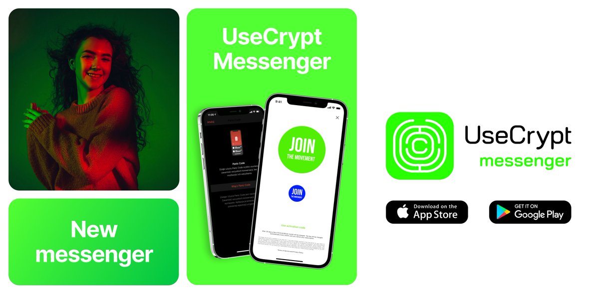 UsecryptNation's tweet image. #UseCrypt messenger is a new generation decentralized messenger and one of our products. 
It checks if your phone got hacked 📢. 
As in crypto where we are our own bank the same with messenger YOUR PHONE – IS YOUR SERVER and you can delete everything by using PANIC CODE 🤫