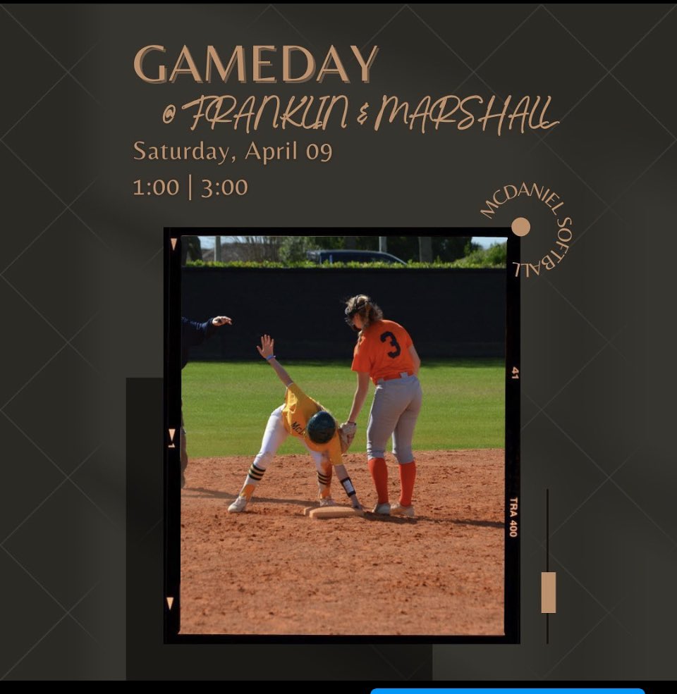 McDaniel_SB's tweet photo. Another Saturday another conference road game....we travel to Lancaster to take on F&M. #team41 #gtsb #roadwarriors #pkss https://t.co/OisXjYyCcg