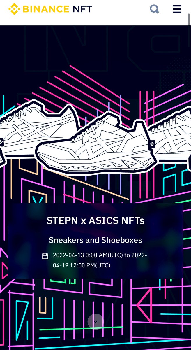 0x3dgar's tweet photo. 😮 La collab entre #stepn et #asics arrive !

🤝 Elle devrait sortir très prochainement, dans la section #NFT de #Binance !

📈 Vraiment hâte de voir comment ce projet #crypto va continuer d'évoluer avec ce type de partenariat ! https://t.co/p6AbN20xSn
