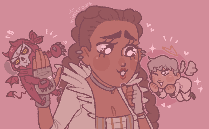 i get it thats why she calls her ''angel'' and him ''demon'', it came full circle.
im smart (:

[apex legends] 