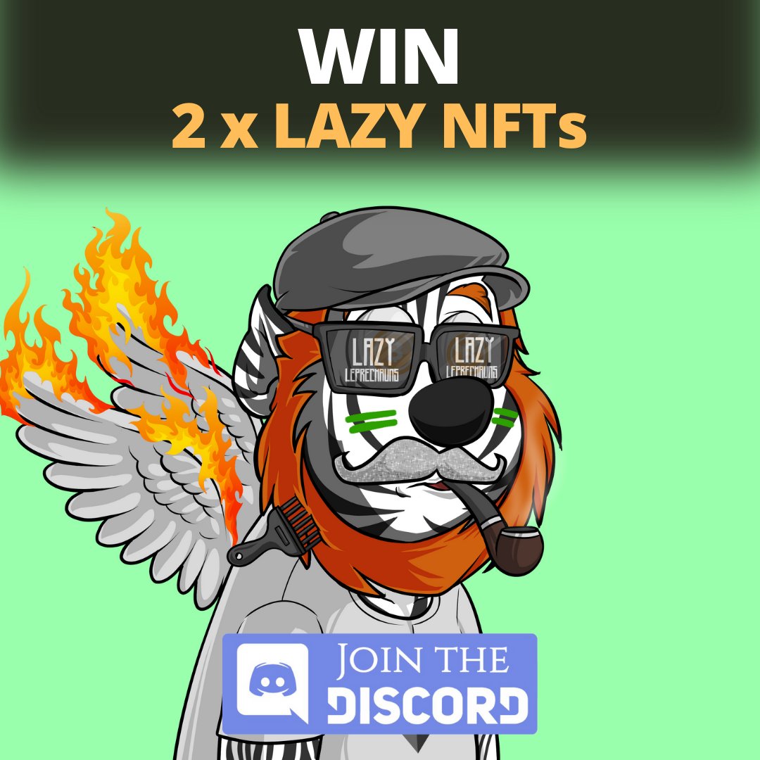 Win 2 Lazy NFTS!
⤵️ In 3 clicks
👨‍🔬 Join Discord discord.gg/gHEYnK9S
⏰ Be Fast - winners picked today &amp; tomorrow

#NFTGiveaway #NFTGiveaways #NFT #NFTs #SolanaNFTs