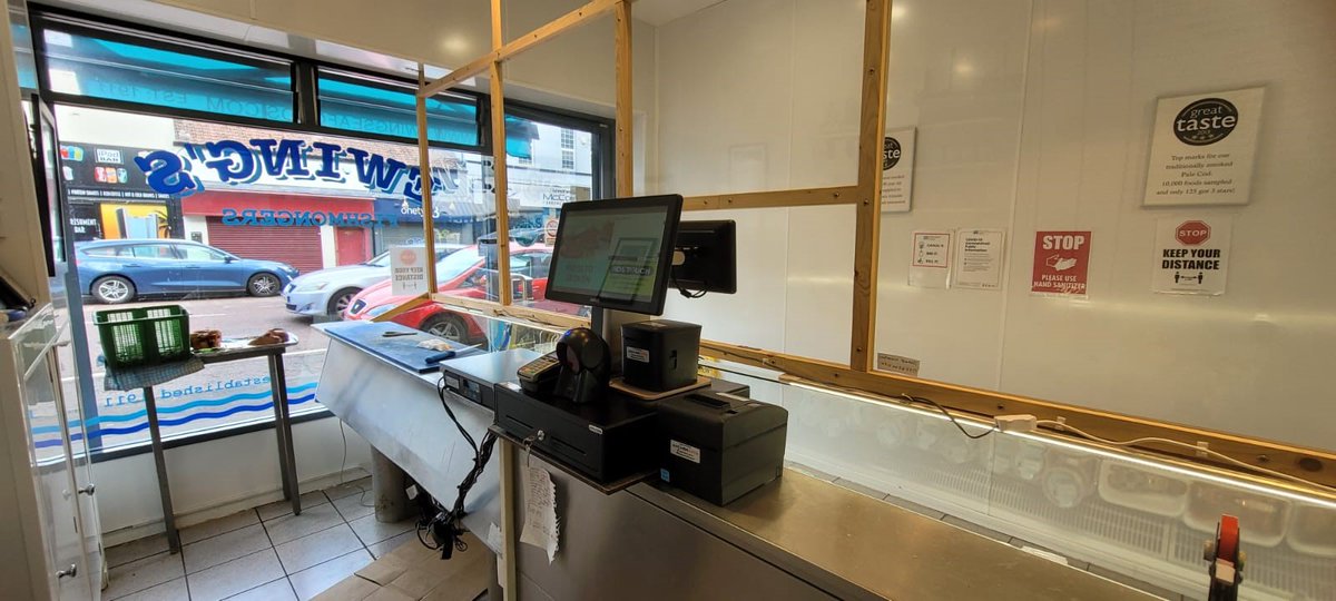 AnchorData's tweet photo. Delighted to install our #ADStouch #ePOS System @ewingseafoods on #Belfast's Shankill Rd. Opened in 1911, Ewings supplies many of NI's top #Restaurants & #Hotels with the finest fresh fish & seafood. Till links directly to Scale & Label Printer for a complete All-In-One Solution https://t.co/vkTlzKD5OZ