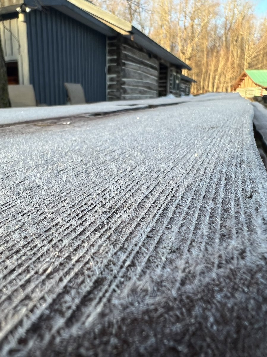 Frosty morning at the sugarbush… #mapleseason2022