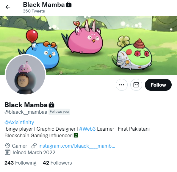 blaack_mambaa's tweet photo. Seeing a lot of fake accounts! I'm only using this account @blaack_mambaa If you're seeing another account with my name please make sure to report it.

Report please and drop a screenshot one lucky member will get 100 $SLP.

https://t.co/DCgixEw3GA https://t.co/SA1S8kZalY