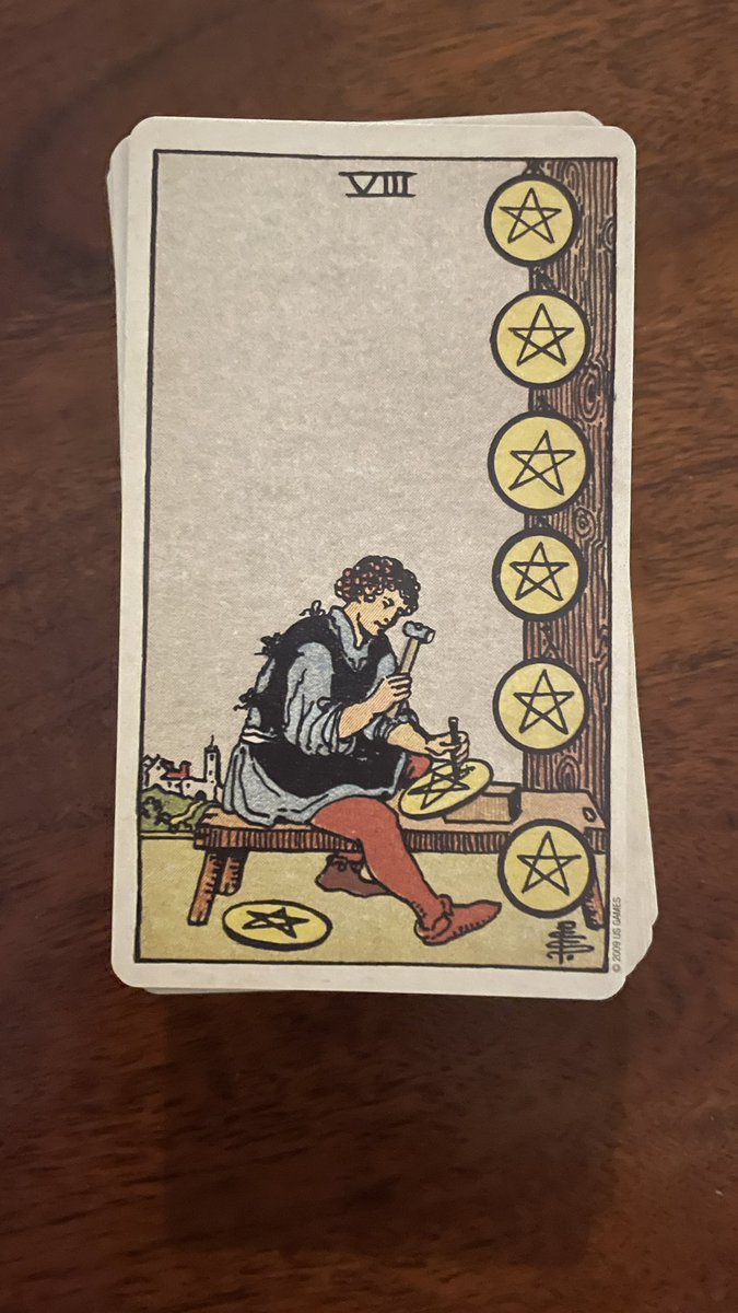 peterwhitetarot's tweet photo. It’s nice to finally be back home. It’s also nice when my #cardoftheday message is simple.

Just do the f$*&amp;ing work! 😉 https://t.co/RyMlIdw9UE