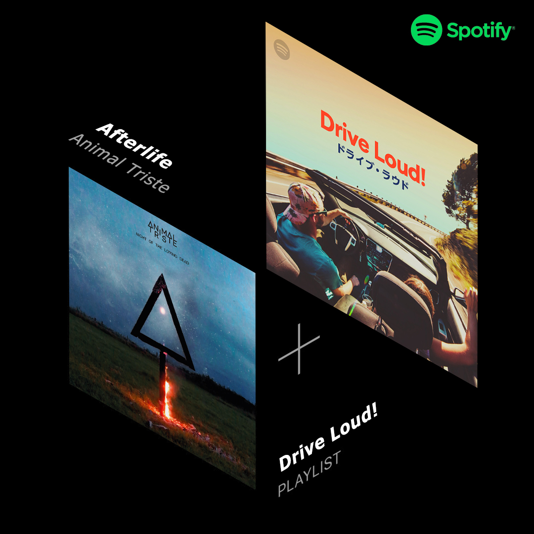 M2L_Music's tweet photo. 🇯🇵 Après les playlists #NewMusicFridayJapan et #VolumeJapan, le titre "Afterlife" du groupe Animal Triste est disponible dans la playlist #DriveLoud de @Spotify
Pour l'écouter 👉 https://t.co/W1Znftanps https://t.co/acKdGxHNoM