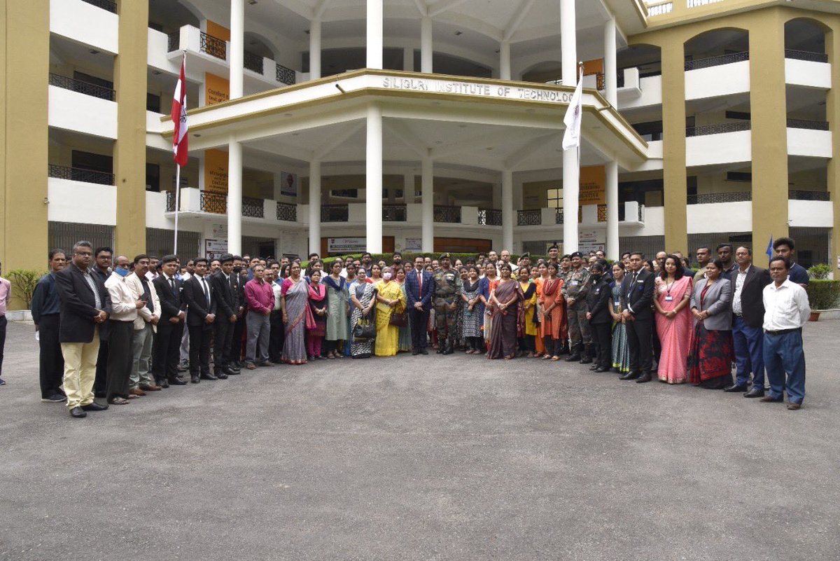trishakticorps's tweet photo. “Learn today - Lead tomorrow”
An Educational Milestone. #TrishaktiCorps inks an MoU with Siliguri Institute of Technology for academic collaboration facilitating admissions and scholarships for Armed Forces Personnel Dependents, #Veterans and #VeerNaris in all technical courses. https://t.co/71pMDdgH4R