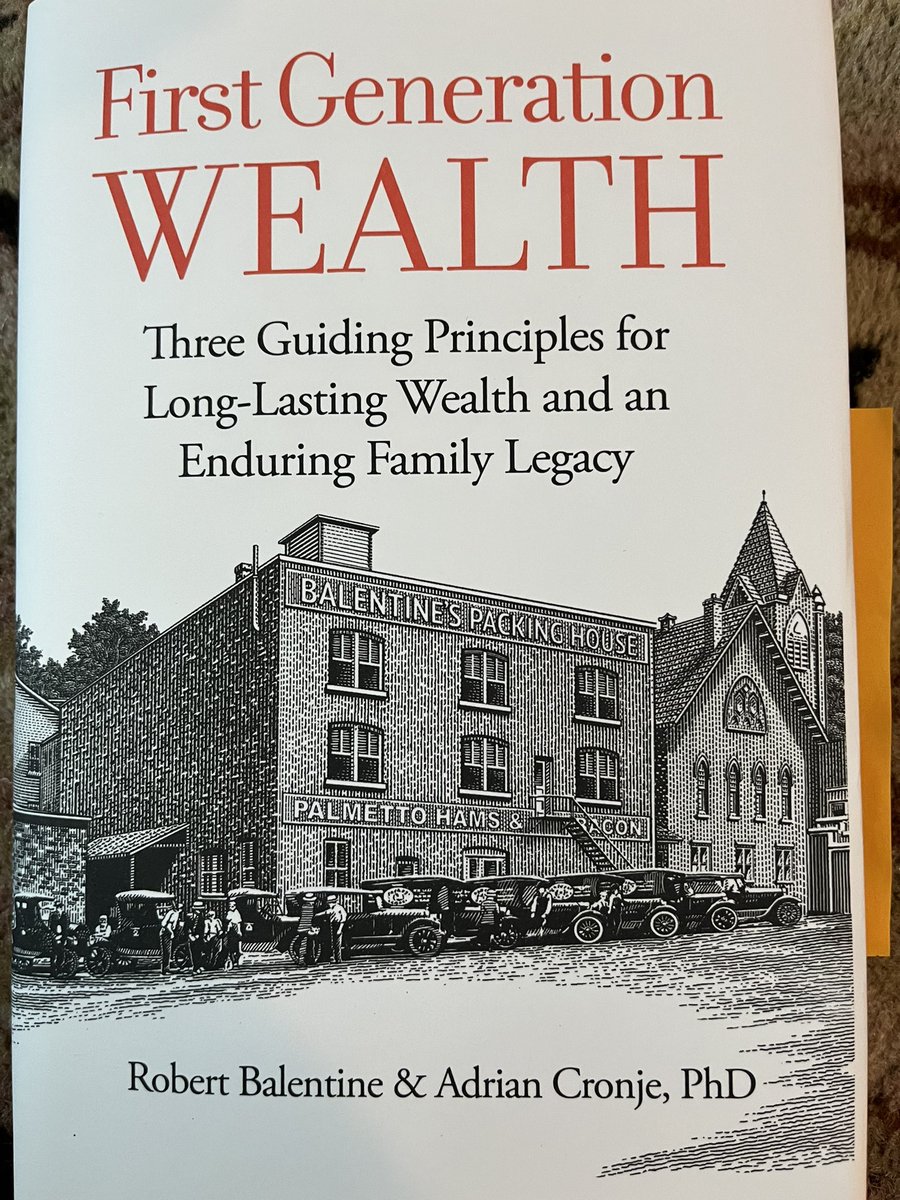 This is a great book that is not about money but about living a great life and leaving a legacy!