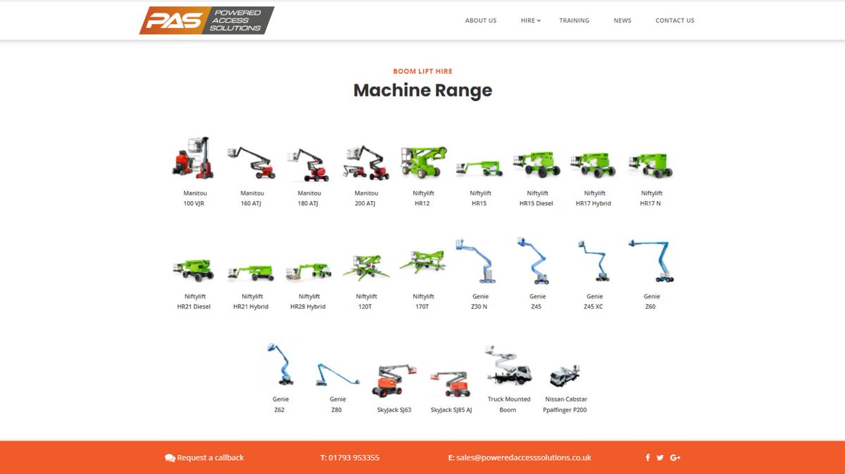 🟠🟠 What #poweredaccess equipment do you require?🟠🟠

Boom Lift Hire Available from top leading experts including #Manitou, #NiftyLift, #Genie and #Skyjack. 

Interested to find out more?

📞 0330 107 6565
🌐 lnkd.in/eeZufFf