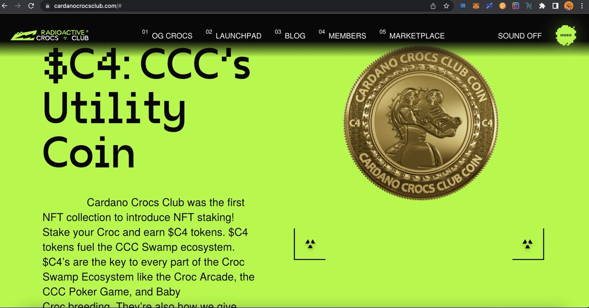 Michor_CCC's tweet photo. So, we're making serious passive income @CardanoCrocClub and yet people are questioning if this is real. For all who question this, a thread of how it works.
CCC is THE pioneer in the CNFT space and yet people are sleeping on it. Earning passive income doesn't get easier! https://t.co/XH1lZ6LvDZ