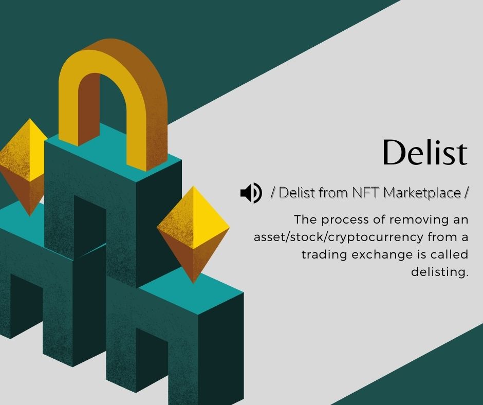 BtHustlers's tweet photo. Our NFT #WordOfTheDay is delist!
#beginnernft #NFTCommunity #bthustlersnft #delist https://t.co/c683UcqJUg