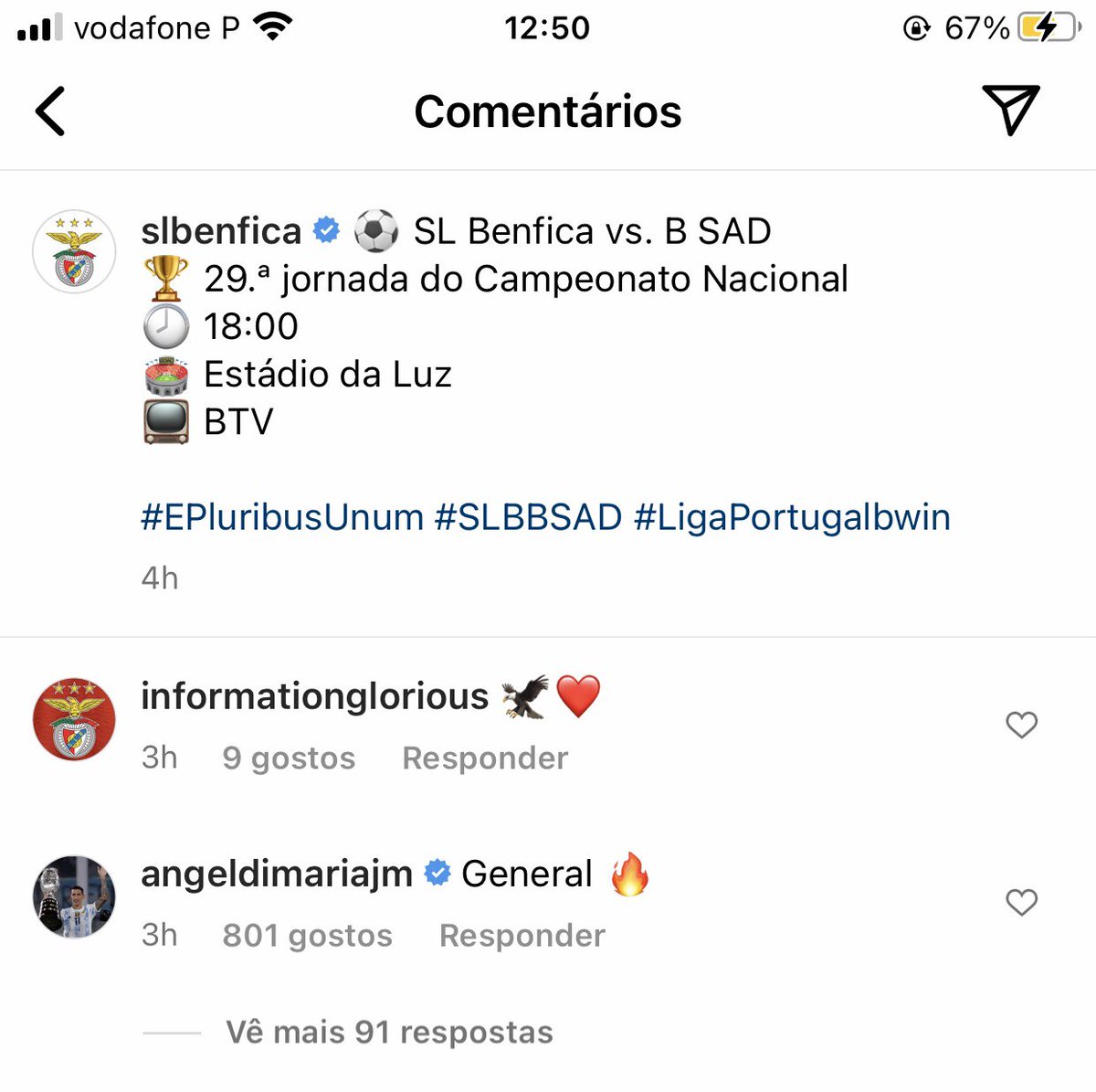 so_benfica's tweet photo. Alguém que o agarre que ele anda muito próximo!!!!!!! https://t.co/ifumFCIvZT