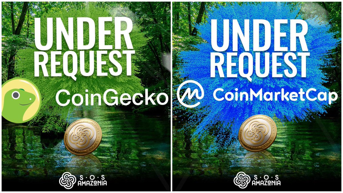 Hello protectors of the Amazonia!

We are pleased to inform you that the request for listing on CoinⓂ️arketCap  &amp; 🦎CoinGecko has already been made.

Soon we will be listed 😎
Get ready!

 tokensosamazonia.com