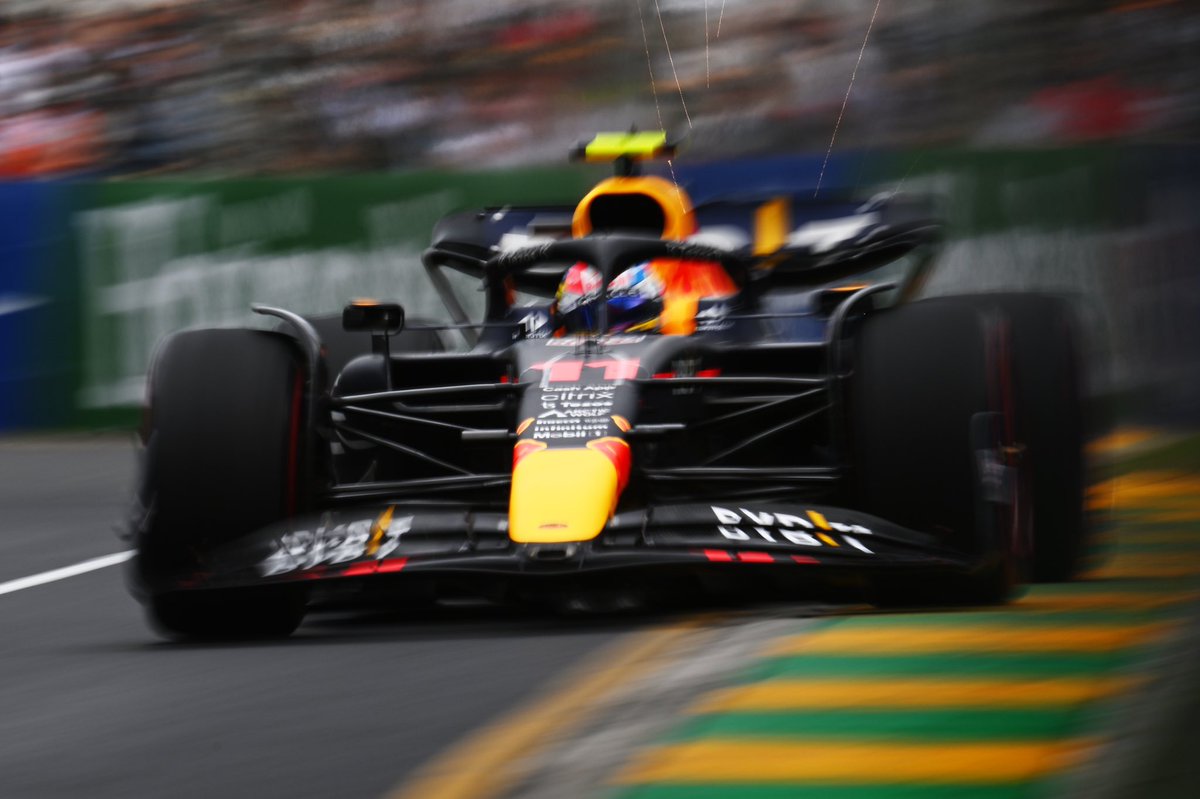 SChecoPerez's tweet photo. We gave it all! Leclerc put a great lap. 
From third in the grid we’re in the mix for tomorrow’s race. We’ll try out best to go up! #AustralianGP https://t.co/KpLxGIlHM6
