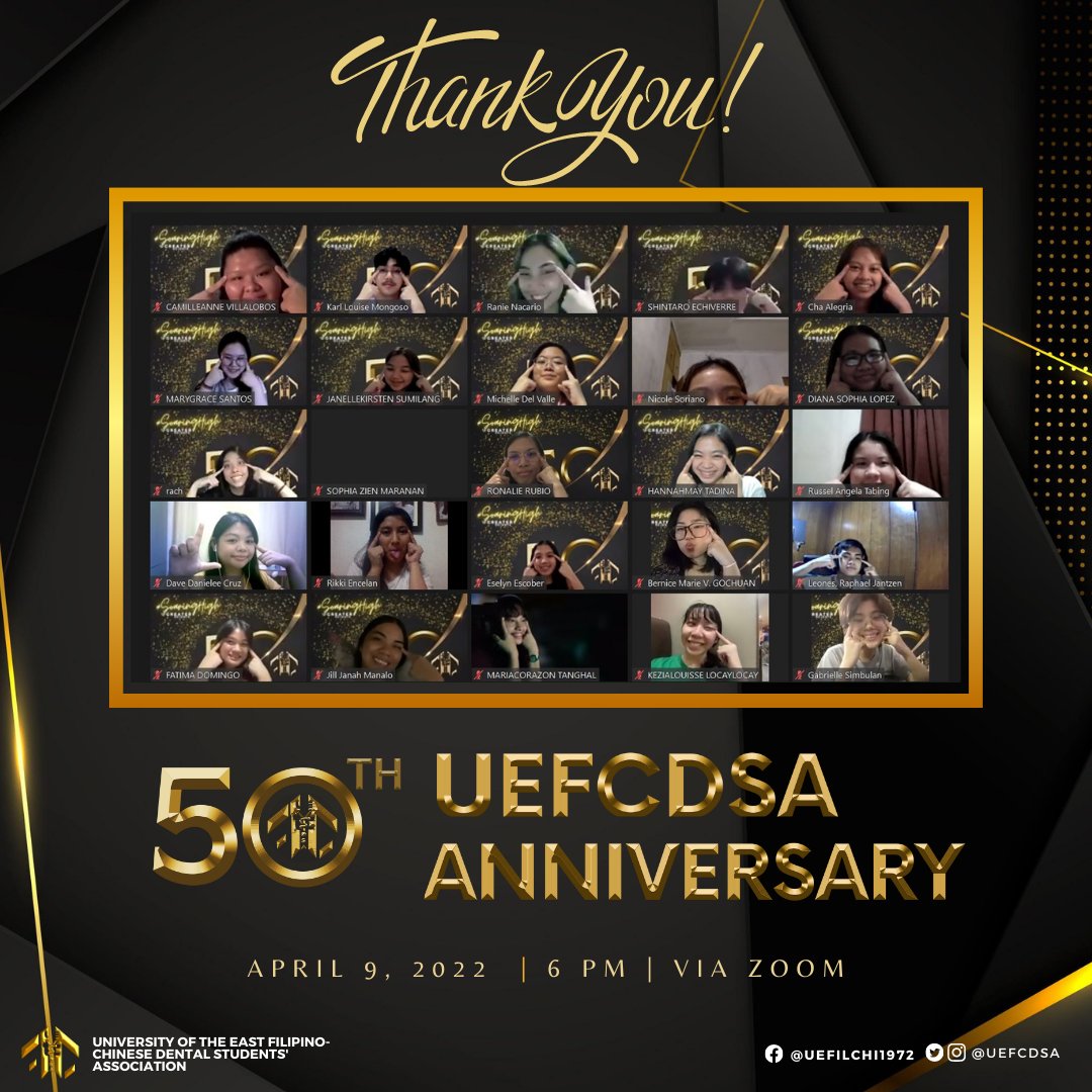 UEFCDSA's tweet photo. And there we have it folks, the most awaited event has finally come to an end. We thank you all for celebrating it with each one of us! We hope you enjoyed every bit of it💛
Again, Happy 50th anniversary UEFCDSA💛🖤
#FlyHighWithFilChi
#Filchi50 https://t.co/jJFcmtpuwM