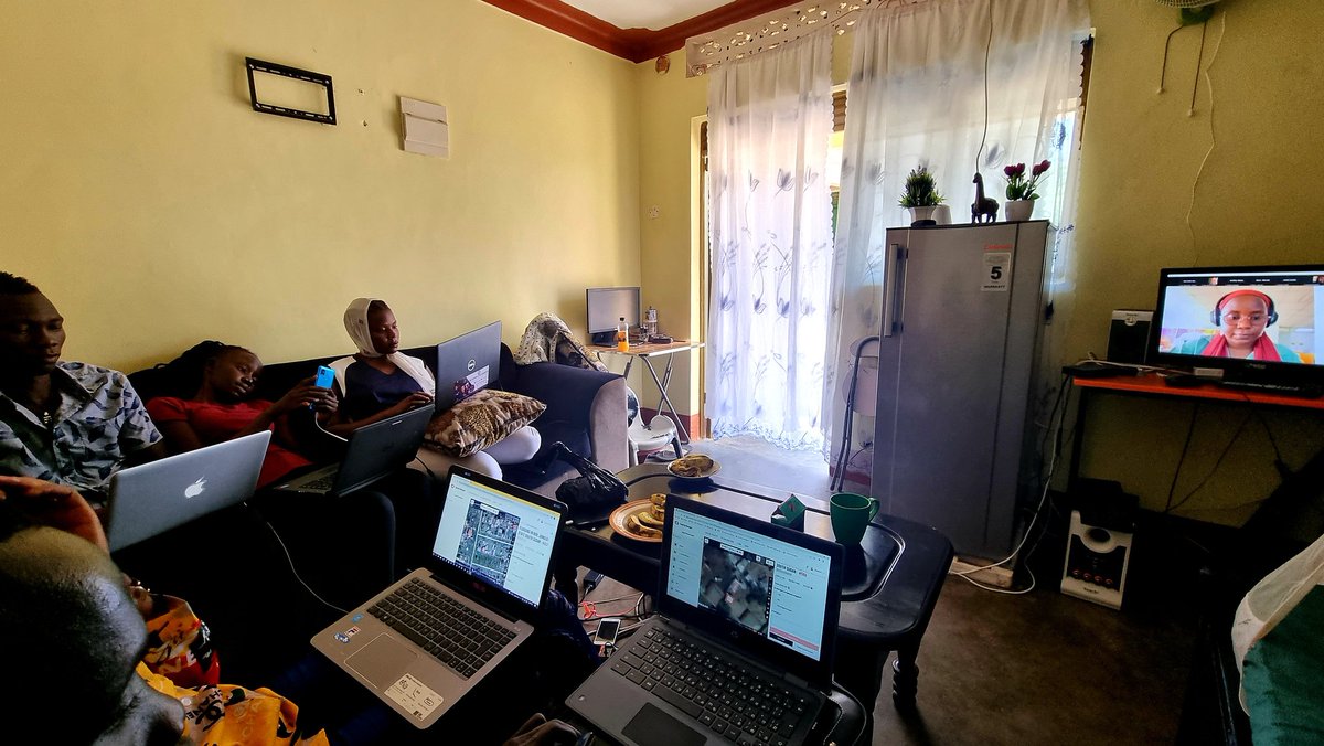 RonaldLomo's tweet photo. Excited as @OSMSouthSudan to be having our in house version of the @OSMKenya Mapathon.
This time we are going to be using @MapWithAI and #RapiD
@kateregga1 @openmapping_esa @hotosm https://t.co/SfjWicfiK1