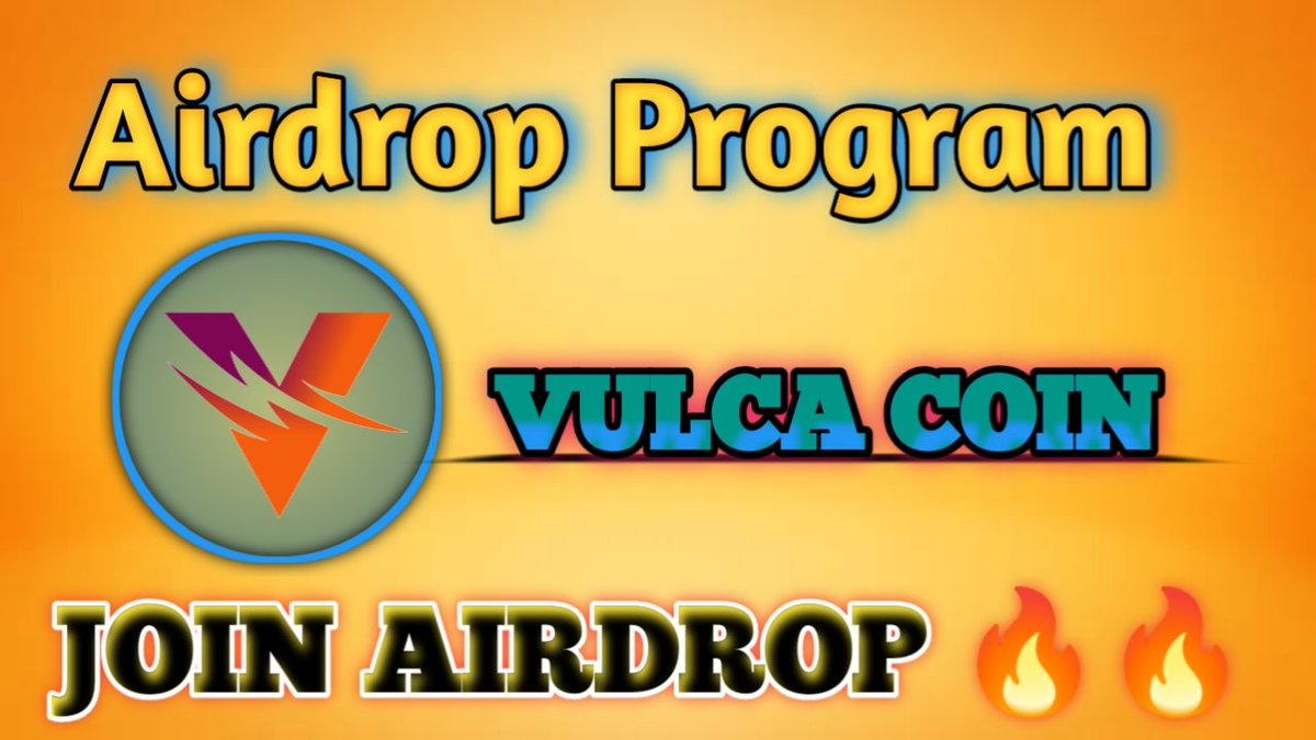 🔥 New Airdrop: VULCA COIN ($VLC)
💰 Reward Pool: 2 Million $VLC
➕ Referral: 120 $VLC
🧶 Rate: ⭐️⭐️⭐️⭐️⭐️

🏖 Airdrop Link: t.me/VulcacoinAirdr…
✳️ About Token:
🥅 Network: TomoChain
☎️ Contract address: 0xcDD90Cb9437ba9169faA30C254724Dcc43881723