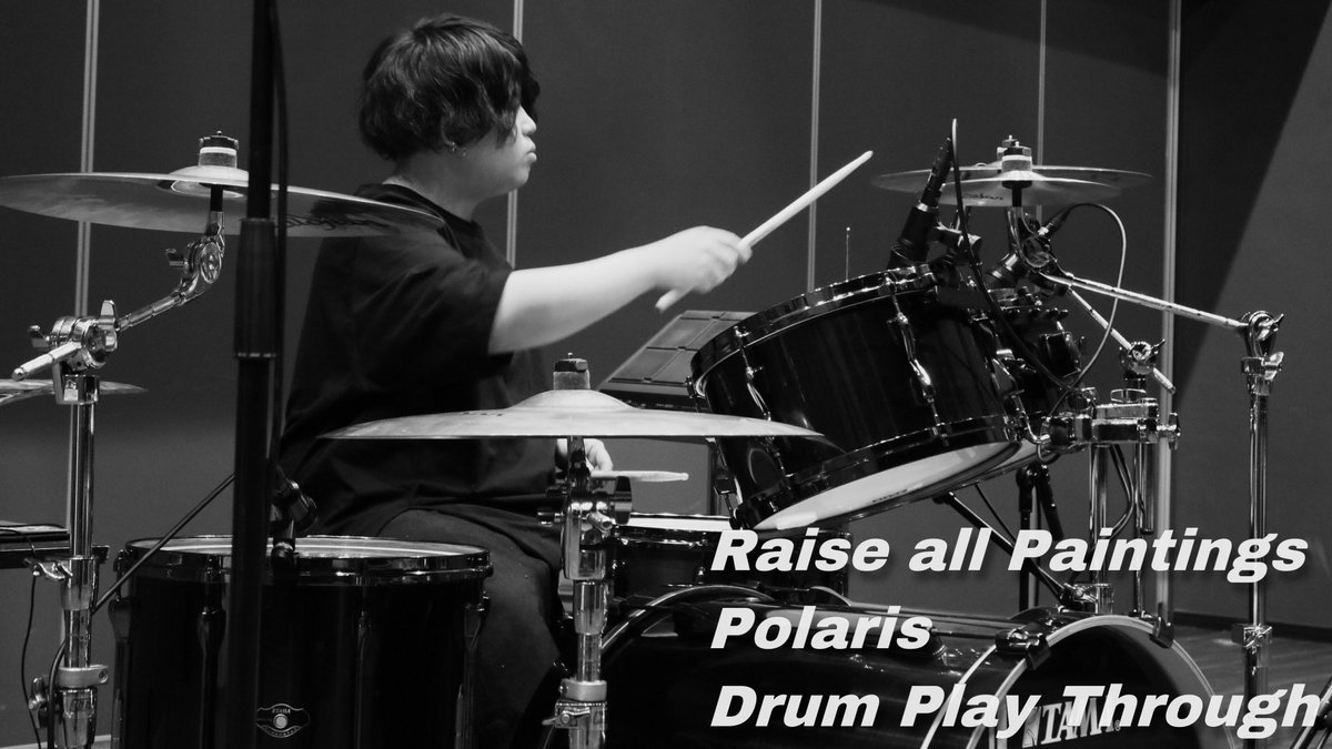rap__official's tweet photo. 🎥🥁 Drum Play Through 🥁🎥

12th Single ‐ Polaris の

Drum Play Through をプレミア公開🔥🔥

4月10日(日) 21 : 00 ~ 公開!!!

🥁 : https://t.co/Zb5ZeUDnTn

#RAISEALLPAINTINGS #RAP
#RAISEALLPAINTINGS2022 https://t.co/fA9k9NC3rf