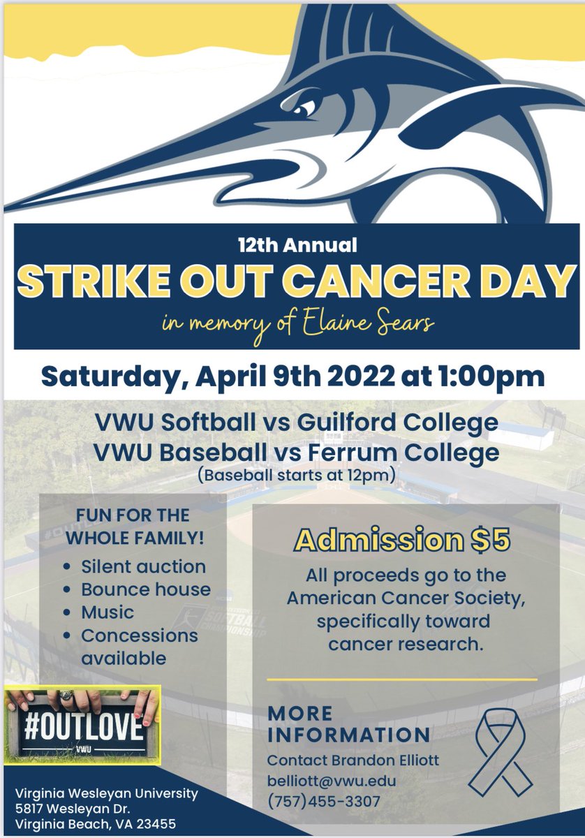 ElliottSaysWhat's tweet photo. How many RETWEETS can this get? I bet you won’t retweet it! Strike Out Cancer Day is TODAY! Come see us or donate online here: https://t.co/rEdS0SXEx5 https://t.co/zMtzMa9jnJ