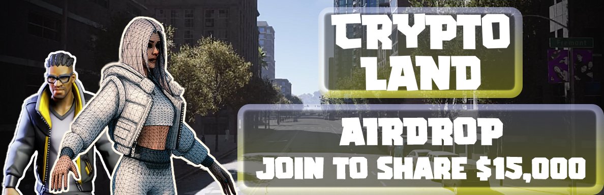 HiddenBeyondXYZ's tweet photo. #CryptoLandGames $LAND Airdrop Is Here

✔️Follow the steps below to share $15,000 $LAND
✔️Top 50 referrals will share $5000 $LAND

👉Retweet this tweet and tag 2 friends
👉Join the competition and finish the task https://t.co/O7kKnt1uiy

#CryptoLand #UnrealEngine5 #NFT #Metaverse https://t.co/NNKTPZEMfm