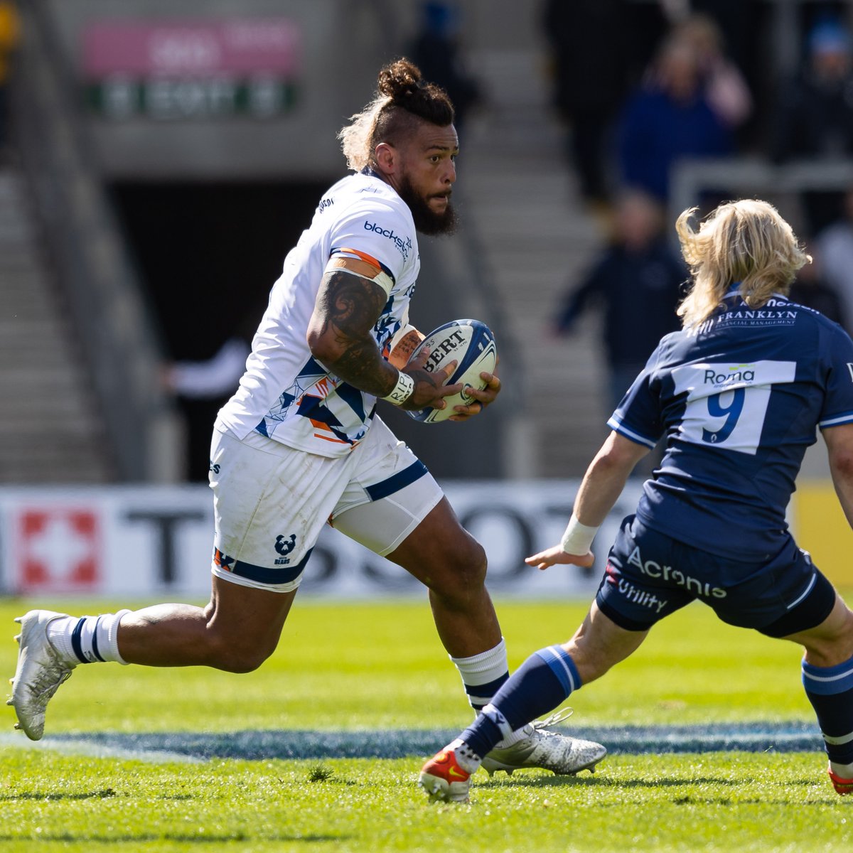 BristolBears's tweet photo. 💥 @SweetcityN 

🦈 6-0 🐻 (13 mins)

#SALvBRI | #BristolBears https://t.co/VDyl7DyUbJ