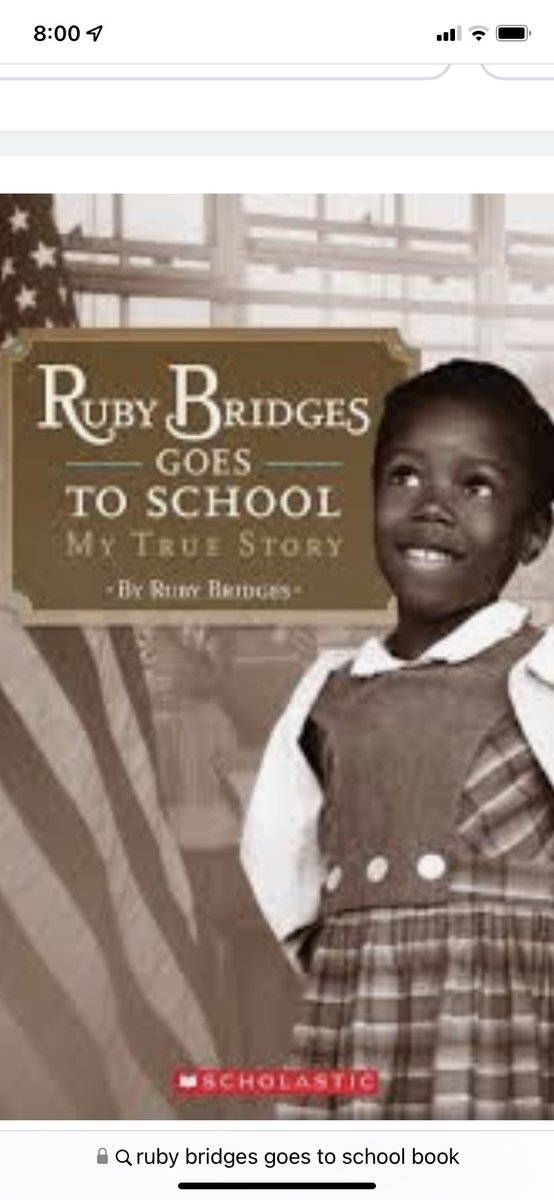I recently read this book while sitting on the floor w/ a diverse group of interested PreK 4 Ss &amp; we had such rich talk! Shocked 2 see in Wash Post adult Ruby recently testified before Congress as her book is one of the most challenged books past year! washingtonpost.com/education/2022…