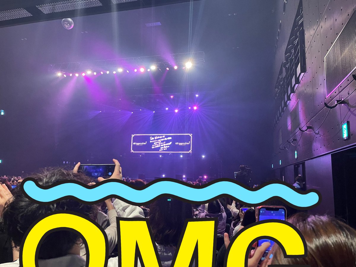 ___ashmi's tweet photo. 私は初日3列目(Inc先行)と2日目21列目(Party先行)でした🫶🏻💜 https://t.co/IYx3RN38OP