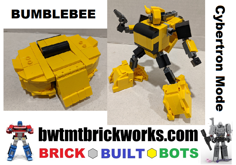 #LEGO #TRANSFORMERS #BUMBLEBEE AS SEEN IN THE FIRST EPISODE OF THE ORIGINAL G1 CARTOON ... CYBERTRON MODE ....WATCH THE TRANSFORMATION ON YOUTUBE ... youtube.com/watch?v=b6gPZN…