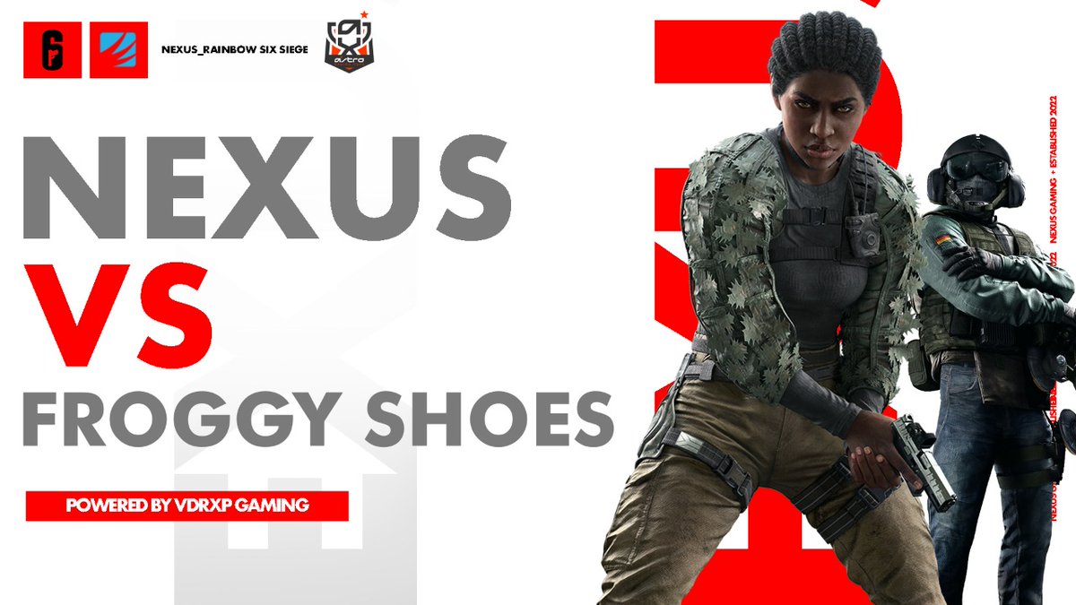 nexusr6gg's tweet photo. ‼️ACGL‼️

We take on Froggy Shoes 6pm and the Boys will be aiming to top the group @AfricanGaming @ASTROGaming GGHF Gents 

#NexusIsNow https://t.co/ulR6zUpRpA
