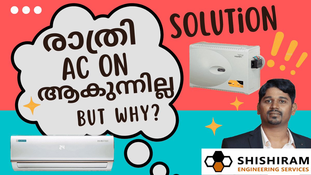ShishiramS's tweet image. AC Not Working Due to Low Voltage Problem At Night. Solution Voltage Stabilizer With Wider Working Range Voltage

Watch the full video by clicking the link below
youtu.be/CJ1ysCPXJhU

#electricalconsultant #electricalengineer #acnotworking #acissue #voltagestabilizer