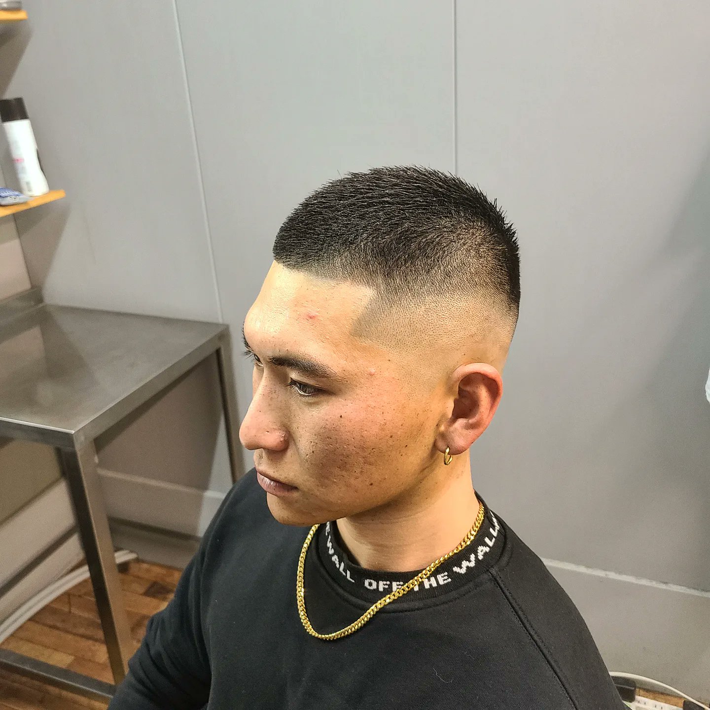 Hillbilly Cat Toshi スキンフェードなベリーショート スキンフェード バーバースタイル ヒップホップファッション ファッション ボウズスタイル 木更津美容室 木更津床屋 ベリーショート メンズ髪型 君津美容室 メンズショート 刈り上げ