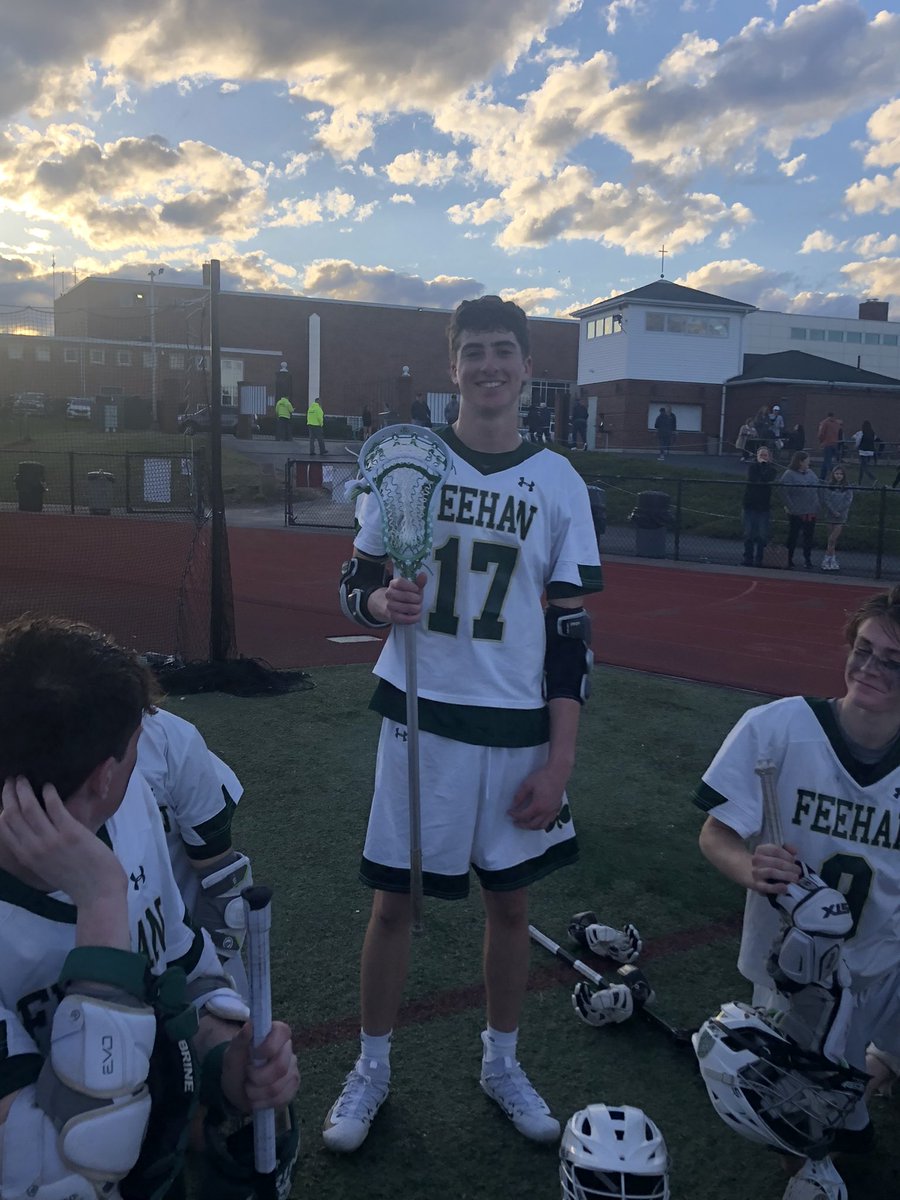 The boys get another W and Connor Davine gets the <a href="/AJsArmy10/">AJ's Army</a> stick for his 4 goal effort! <a href="/FeehanLax/">Bishop Feehan Lax</a> <a href="/feehanlacrosse/">Bishop Feehan Lax</a> <a href="/FeehanAthletics/">Bishop Feehan Athletics</a>