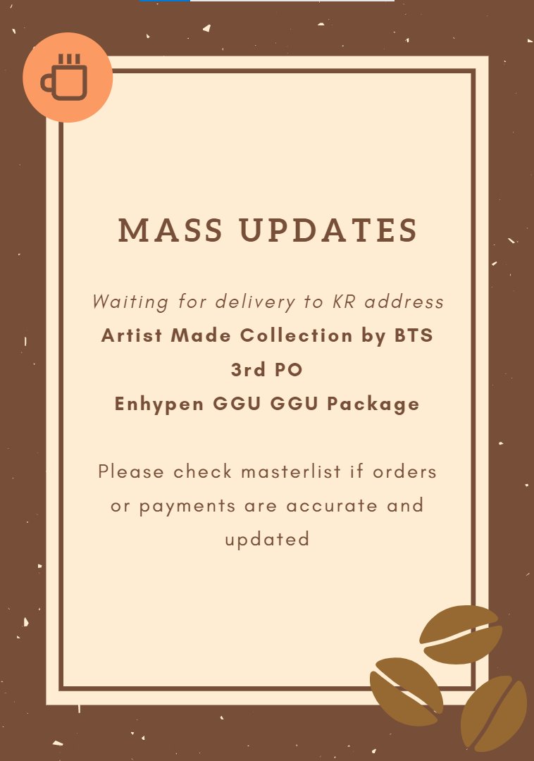 thekopishop's tweet photo. #KopiUpdates MASS UPDATES AS OF 8:40PM 4/9/22 SATURDAY

Please don't hesitate to DM us for questions, clarifications, inquiries etc. 

Thank you so much and God bless! 🤎🤎🤎 https://t.co/rBHwtiZ8pY