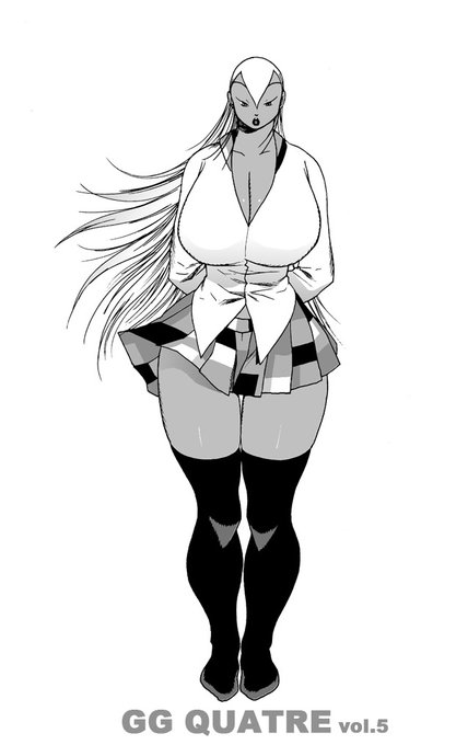 白闇の夢のなかのグリグリ。
少年を煽るためにこんな格好をしてる悪い女です。 