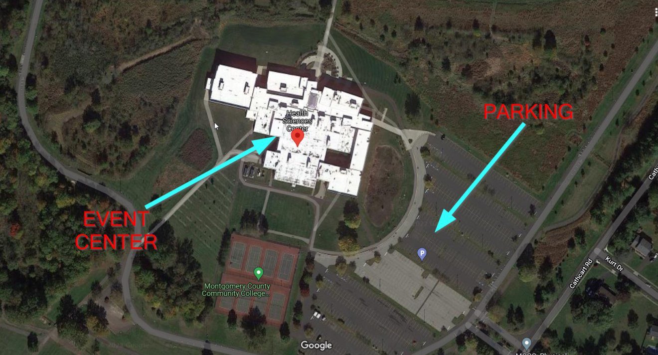 colleges in montgomery county map