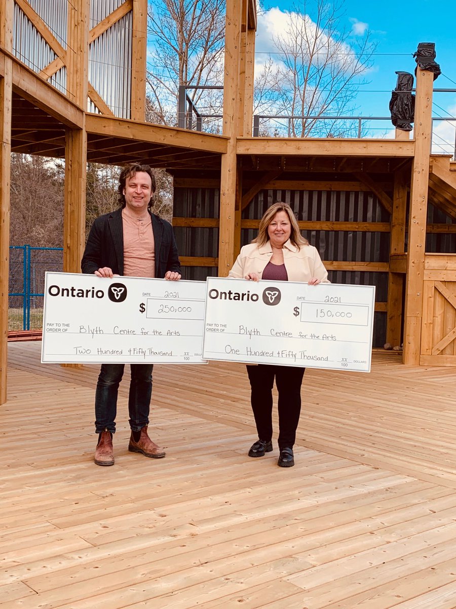 LisaThompsonPC's tweet image. Our government values the ingenuity, tenacity, and talent that the Blyth Centre for the Arts is fostering in Huron – Bruce. This investment demonstrates our continued support for Canadian productions and this year look for a talented actor from #Varna to take to the stage!