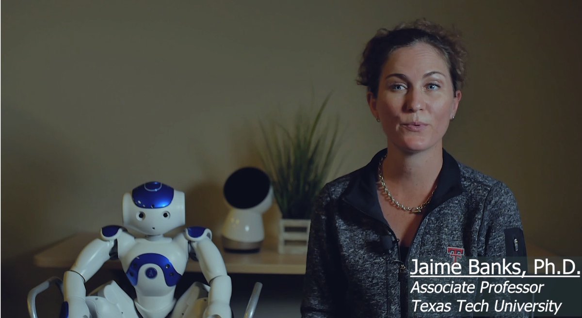 amperjay's tweet photo. Wrapping up my 3.5-year AFOSR grant means a video overview of /most/ of that work ... studies on media, mind, morality, and trust in social robots. #hmc #hri @TTUResearch @TTU_CoMC @ICA_HMC https://t.co/DDoz9fovkc https://t.co/JGdn6tHS5g