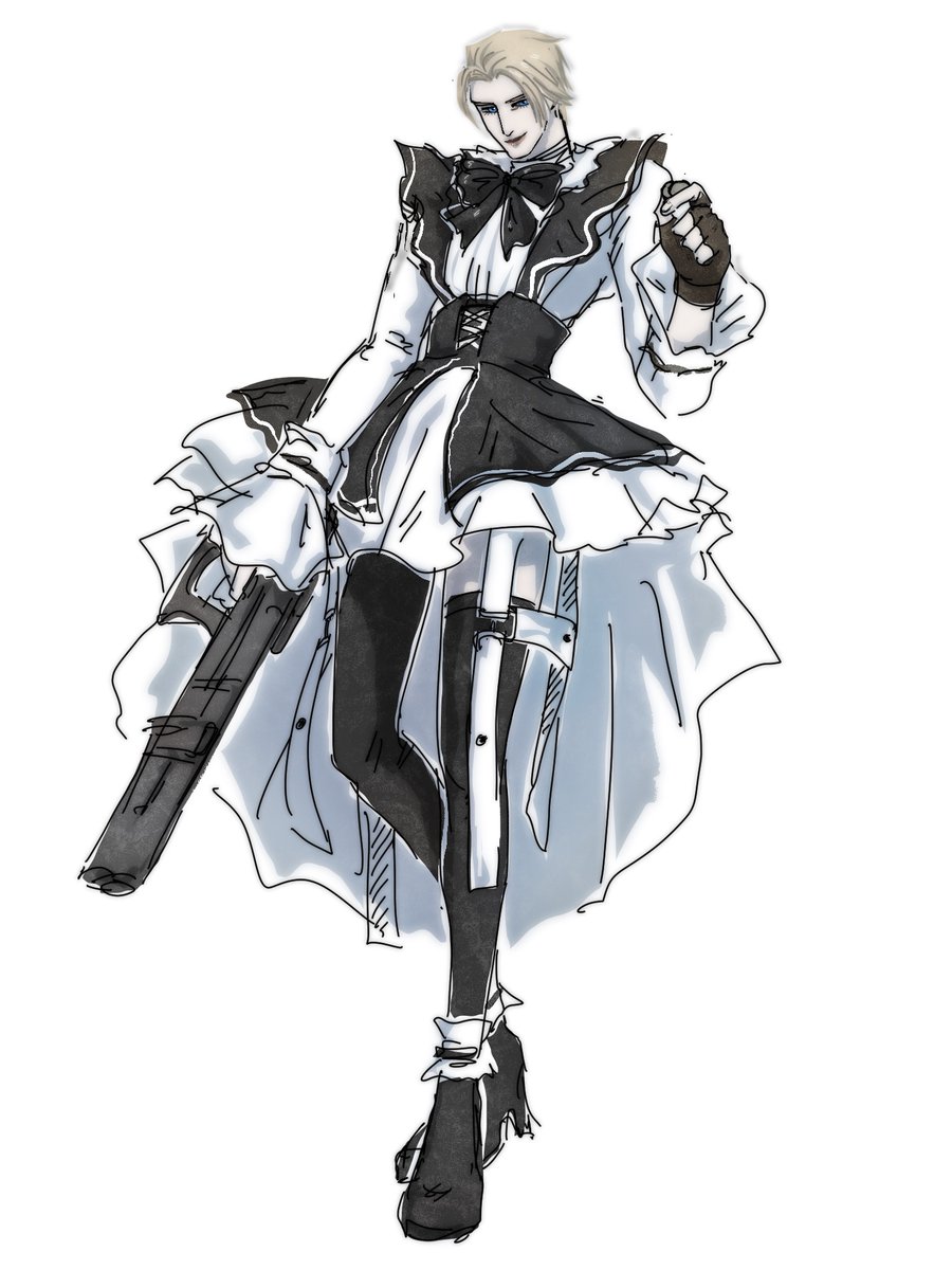 jrse1970's tweet photo. maid rufus shinra https://t.co/5OxHoX2zkZ