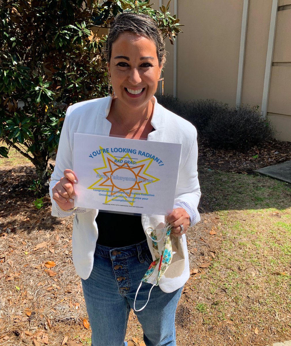 DONE! Seven weeks of radiation in the books and getting stronger every day. Thank you to the amazing team at <a href="/RoperStFrancis/">Roper St. Francis Healthcare</a> Cancer Center for the excellent care. #fcancer