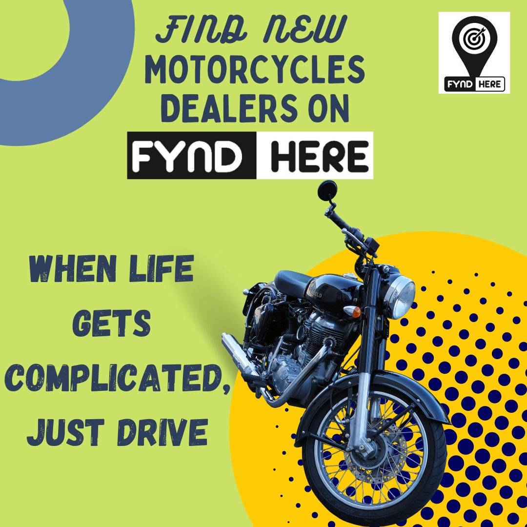 fyndhere's tweet photo. Every day is a good day for a ride. Experience it with a new motorcycle. Check no further than the FYNDHERE app to find out the best deals from the local motorcycle dealers for your new bike.
#Fyndhere #newbike #local #bikedealer #travel #Downloadnow #bestprice #nearyou https://t.co/qh9P5KNJA6