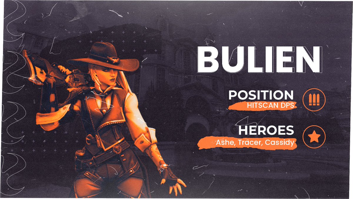 Unser nächstes #Overwatch Academy Team Mitglied wird heute vorgestellt! 

<a href="/Bulieen/">Bulien</a> sichert sich als Hitscan DPS alle Vorteile, die wir auf Youscrim unseren Mitgliedern anbieten!